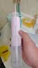 松下冲牙器小圆管伸缩便携成人儿童洗牙器水牙线牙齿冲洗器洁牙器正畸生日节日实用礼物送男女DJ33粉 实拍图