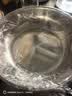 【不锈钢】和面盆厨房烘焙家用火锅盆洗菜打蛋汤锅盆醒面盆料理盆 32cm【热卖款】不锈钢 和面盆 实拍图