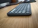 罗技（Logitech）时尚系列K390无线蓝牙键盘 超薄便携 K380升级版 黑色 79键 实拍图