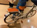 飞鸽（FG FLYING PIGEON）自行车成人通勤车自行车学生单车成人自行车通勤自行车女士自行车 标配奶油米|单速|辐条轮+礼包 24寸适合150-170cm 实拍图