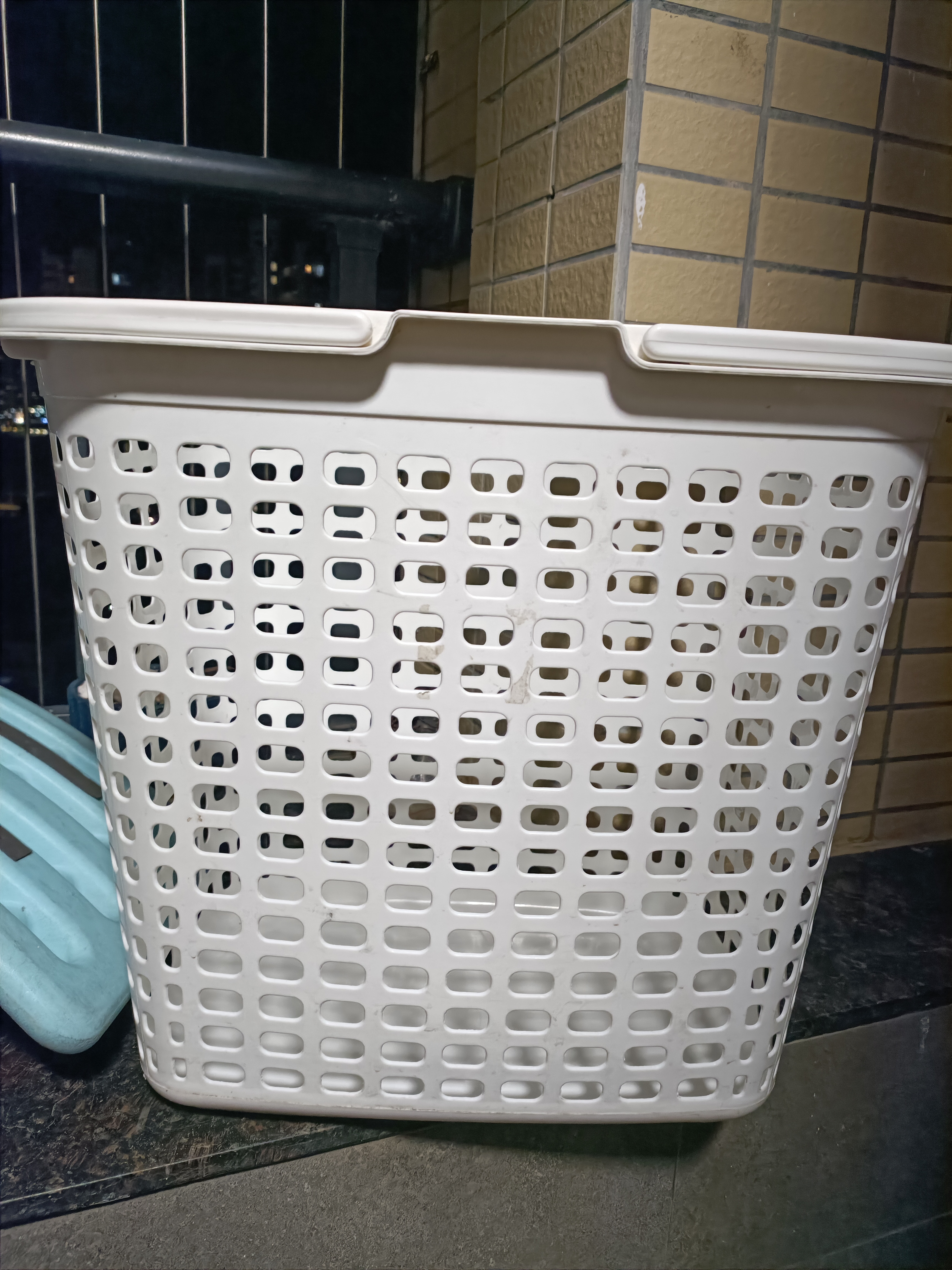 欧润哲脏衣篮收纳筐大容量脏衣篓浴室神器衣服收纳篮洗衣篮加大号 米白色加大号 实拍图