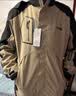 JEEP SPIRIT吉普冲锋衣男士秋冬连帽夹克外套户外三合一运动服 卡其 2XL 实拍图