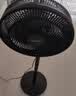 美的（Midea）【超级单品】七叶轻音立式电风扇家用柔风落地扇台式桌面小型风扇大风量节能摇头宿舍电扇 SAF30AB 实拍图