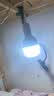 欧普照明（OPPLE）LED插电灯泡E27螺口灯泡大功率光源【20w-超白光6500K】1只装+二插5米灯线 实拍图