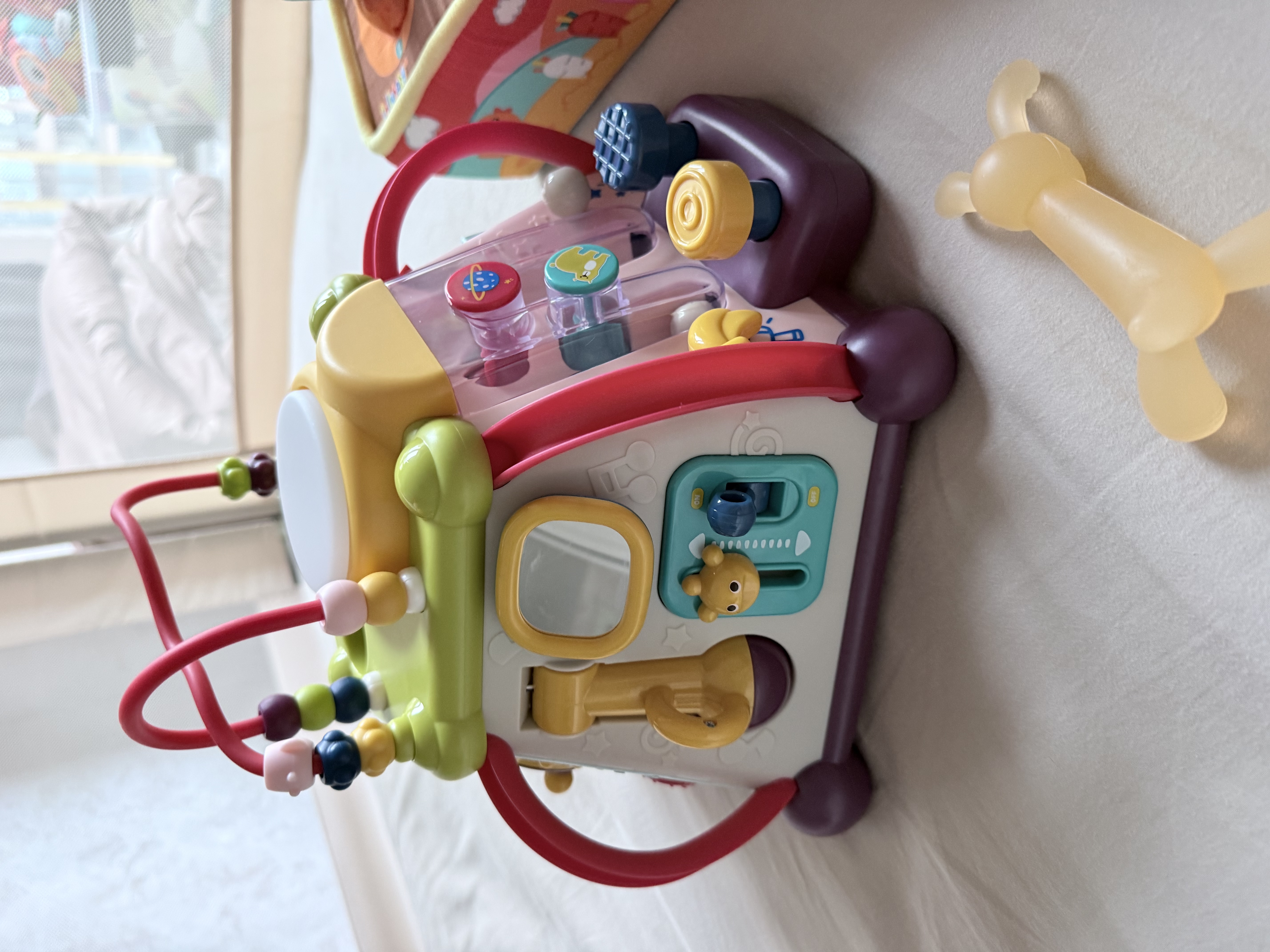 babycare六面盒多功能宝宝玩具形状配对认知积木屋节日生日送礼江户紫 实拍图