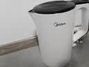 美的（Midea）电热水壶食品级304不锈钢自动断电双层防烫全钢无缝1.5L容量 MK-HJ1566 实拍图