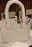 MICHAEL KORS 女包Mercer中号MK风琴包粉色手提单肩包礼物 实拍图