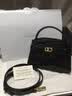 CHARLES&KEITH鳄鱼纹凯莉包手提斜挎婚包包女包生日礼物送女友CK2-50270880-1 Black黑色 S 实拍图