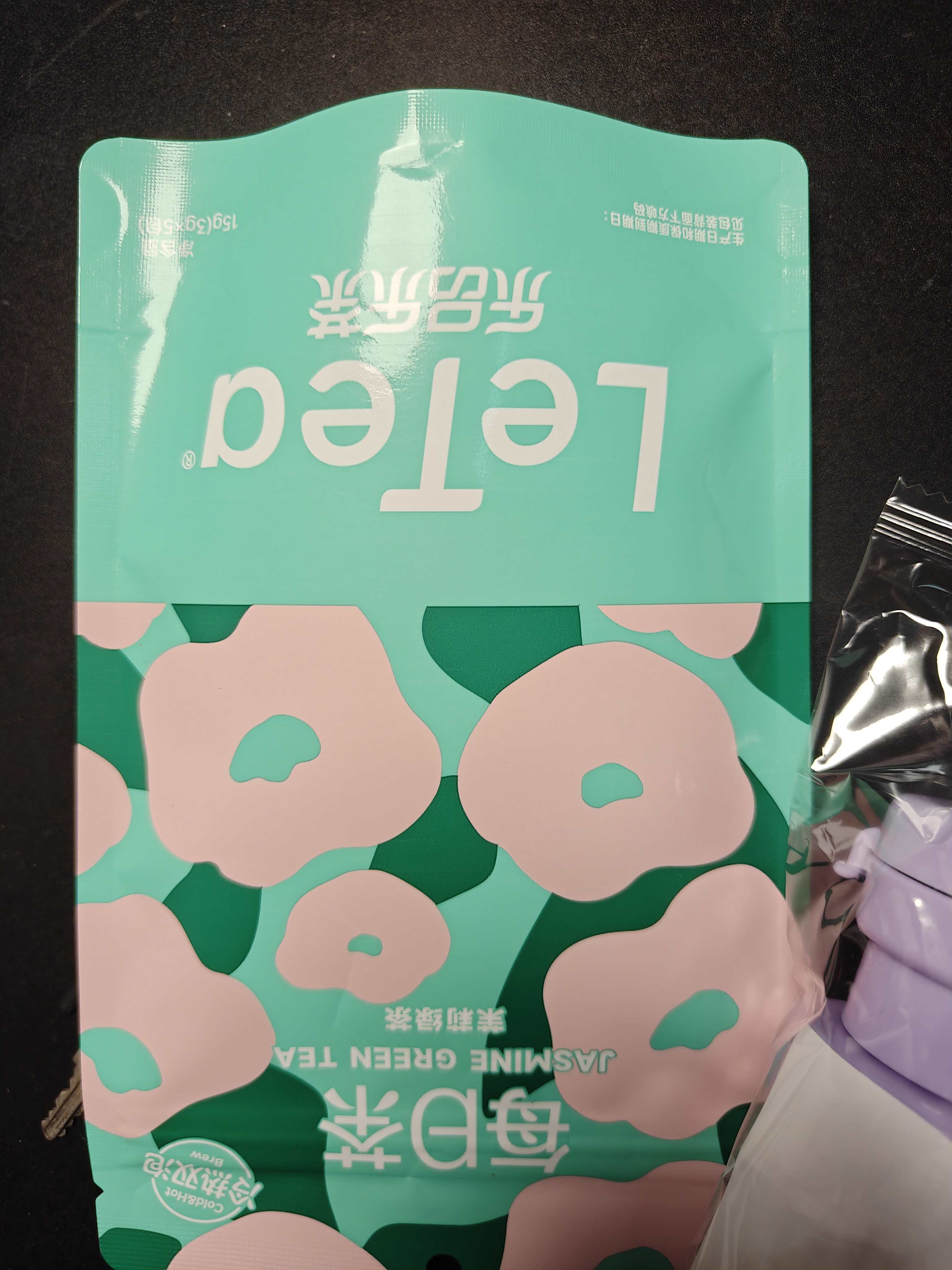乐品乐茶【露思同款】冷泡茶缤纷花茶茉莉绿茶袋泡茶包送吸管杯 实拍图