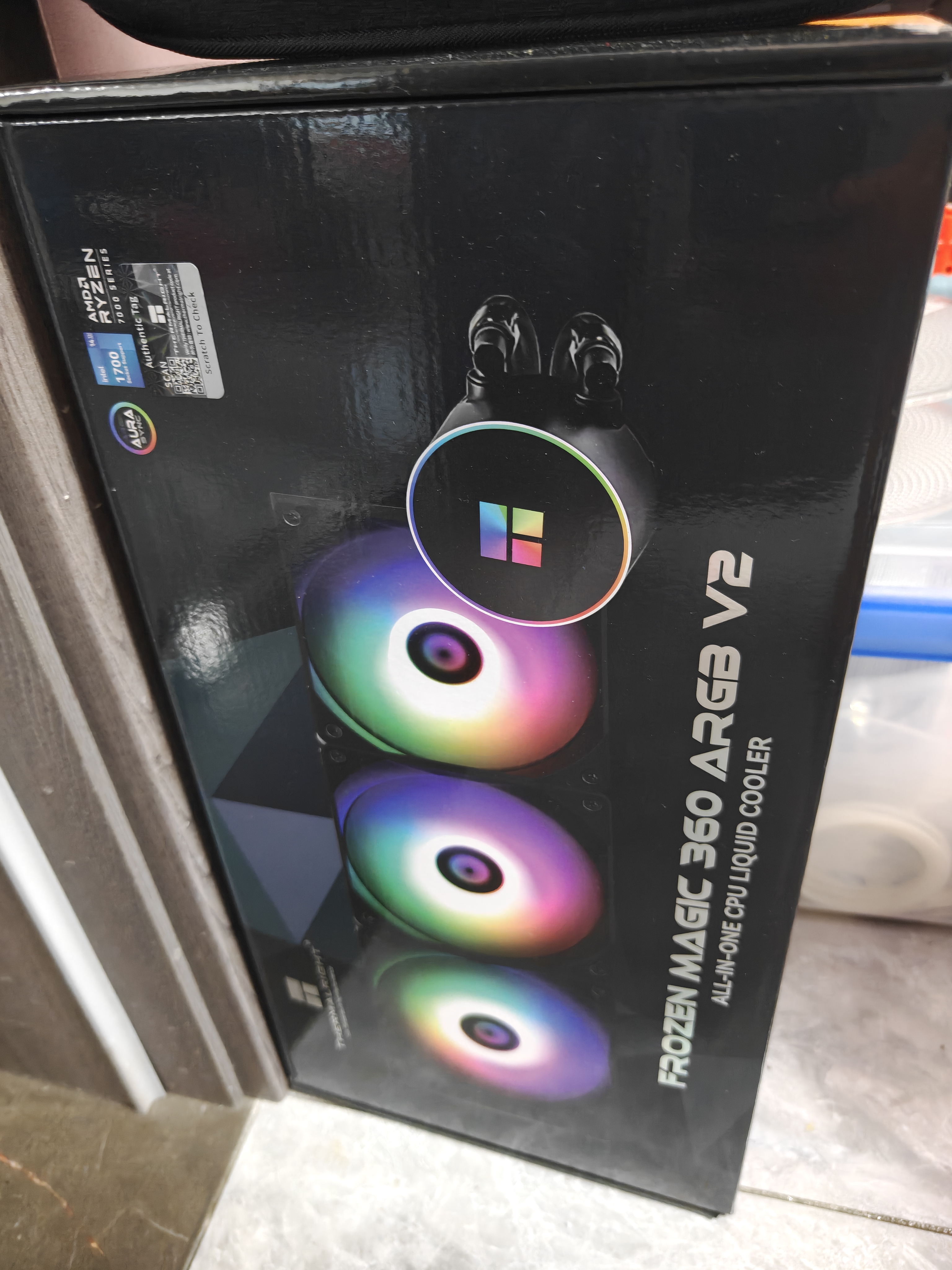 利民（thermalright）Frozen Magic 360 ARGB V2 冰封幻境 支持 多平台 一体式水冷散热器 FM360 ARGB V2 实拍图