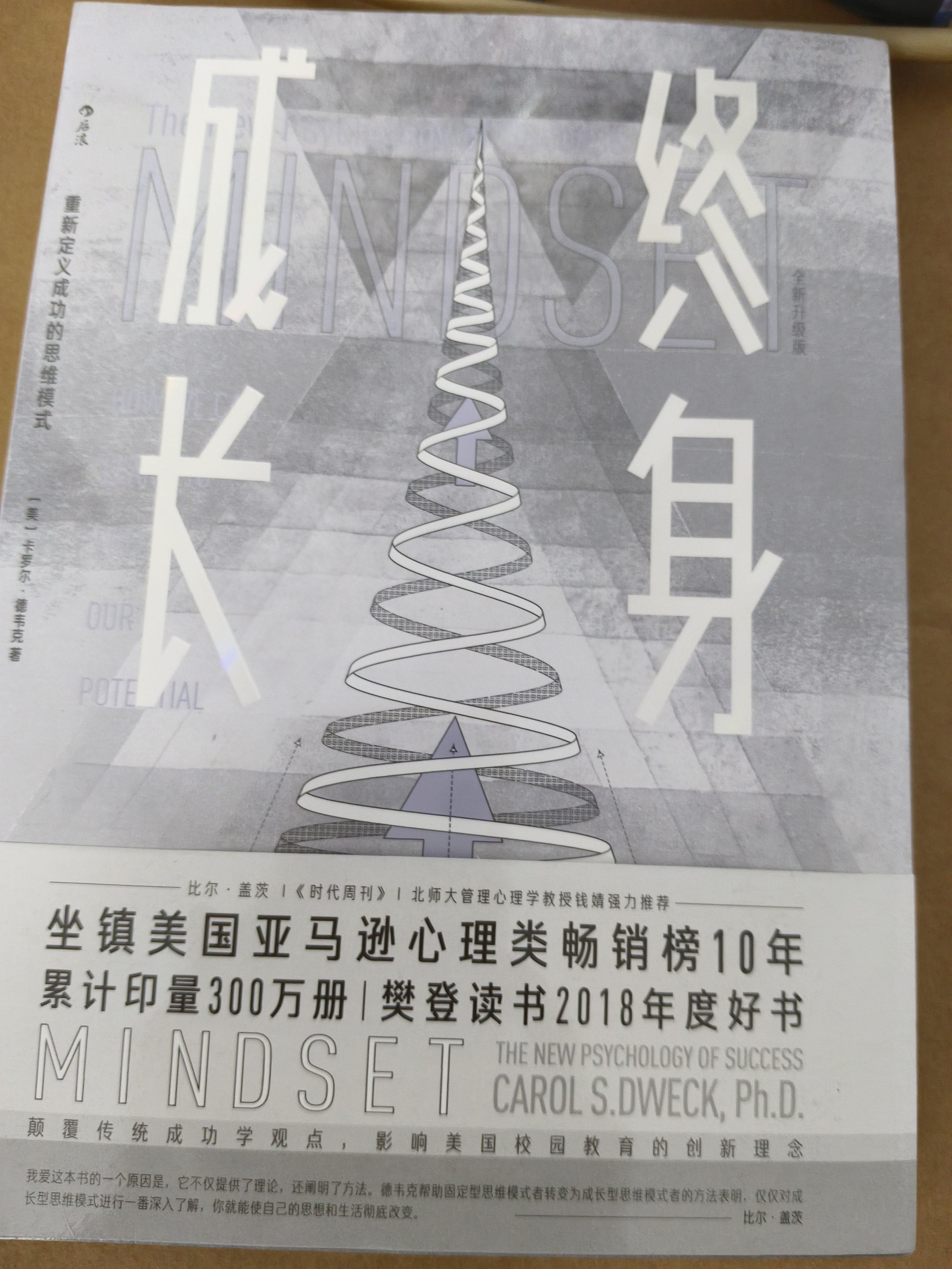 终身成长：重新定义成功的思维模式 颠覆传统成功学观点 好的思维方式比道理更重要 成长型思维教育创新 实拍图