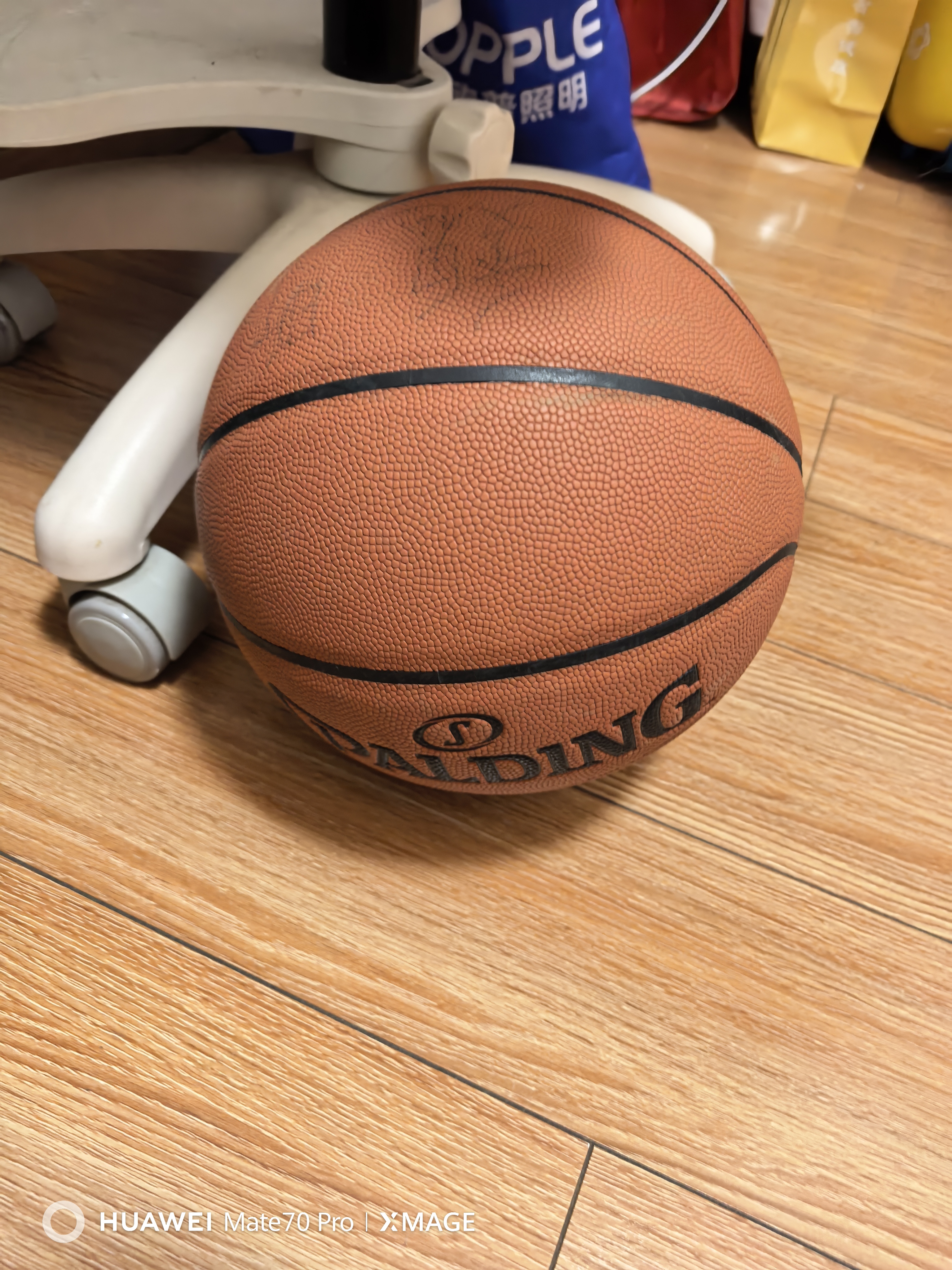 斯伯丁（SPALDING）篮球TF系列7号PU比赛室内外兼用耐磨学生成人青少年 77-176Y 实拍图