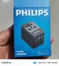 飞利浦（PHILIPS）转换插头全球通用插座转换器国外多国旅行出国留学港澳日韩欧洲英美澳标多功能插座USB充电 实拍图