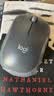 罗技（Logitech）M185鼠标 无线鼠标 办公鼠标 对称鼠标 黑色灰边 带无线2.4G接收器 实拍图