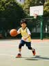 361°幼儿篮球2号幼儿园儿童训练室内外耐磨3号小朋友儿童玩具篮球皮球 雪青色丨2号球（适合1-3岁） 2号直径约15cm丨3号直径约18cm 实拍图