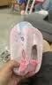 迪士尼儿童沙滩鞋宝宝防滑浮潜袜男女童游泳涉水鞋D95906艾莎公主粉XL 实拍图