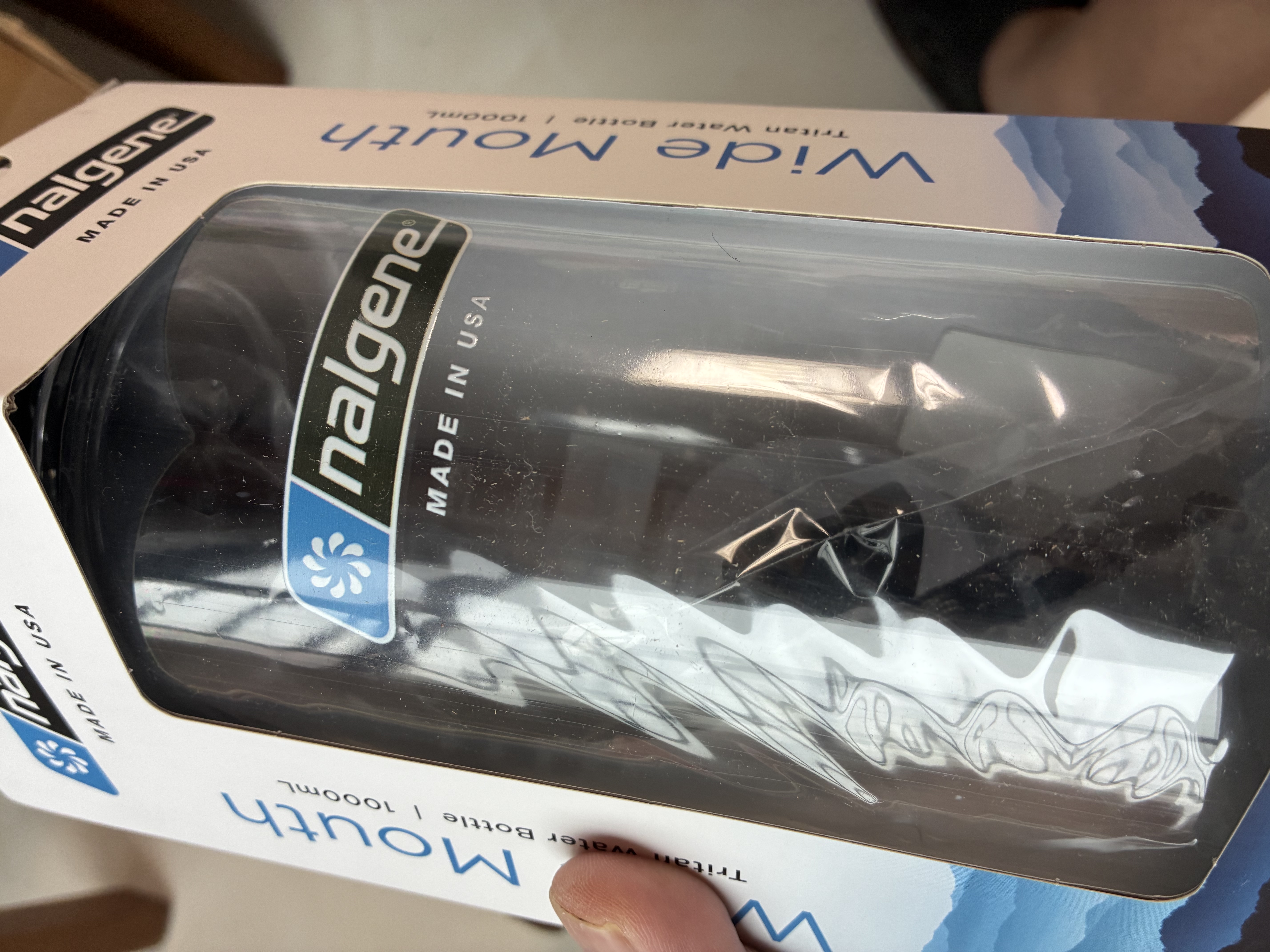 乐基因（nalgene）美国大容量水杯户外运动健身男女夏季便携塑料水壶耐高温杯子1L 实拍图