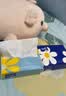 得宝（TEMPO）一博同款 抽纸 小雏菊系列4层80抽*24包 餐巾纸 卫生纸 纸巾S码 实拍图