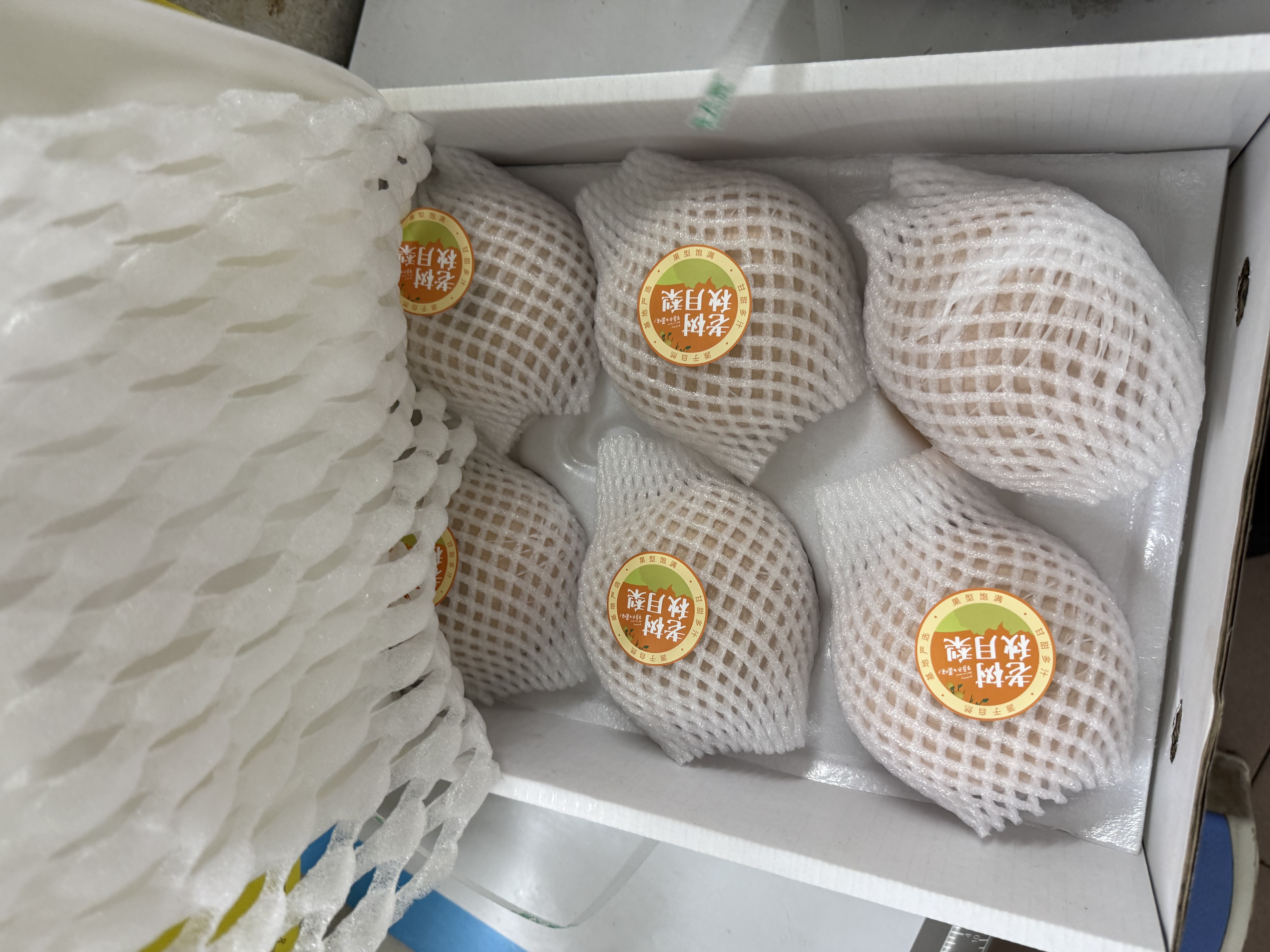 京鲜生青青大地莱阳秋月梨稀缺果王5-6粒礼盒单果600g+ 新鲜水果礼盒 实拍图