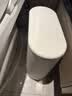 LYNN窄缝垃圾桶10L 卫生间带盖按压开盖大号米白 厨房浴室专用大容量 实拍图