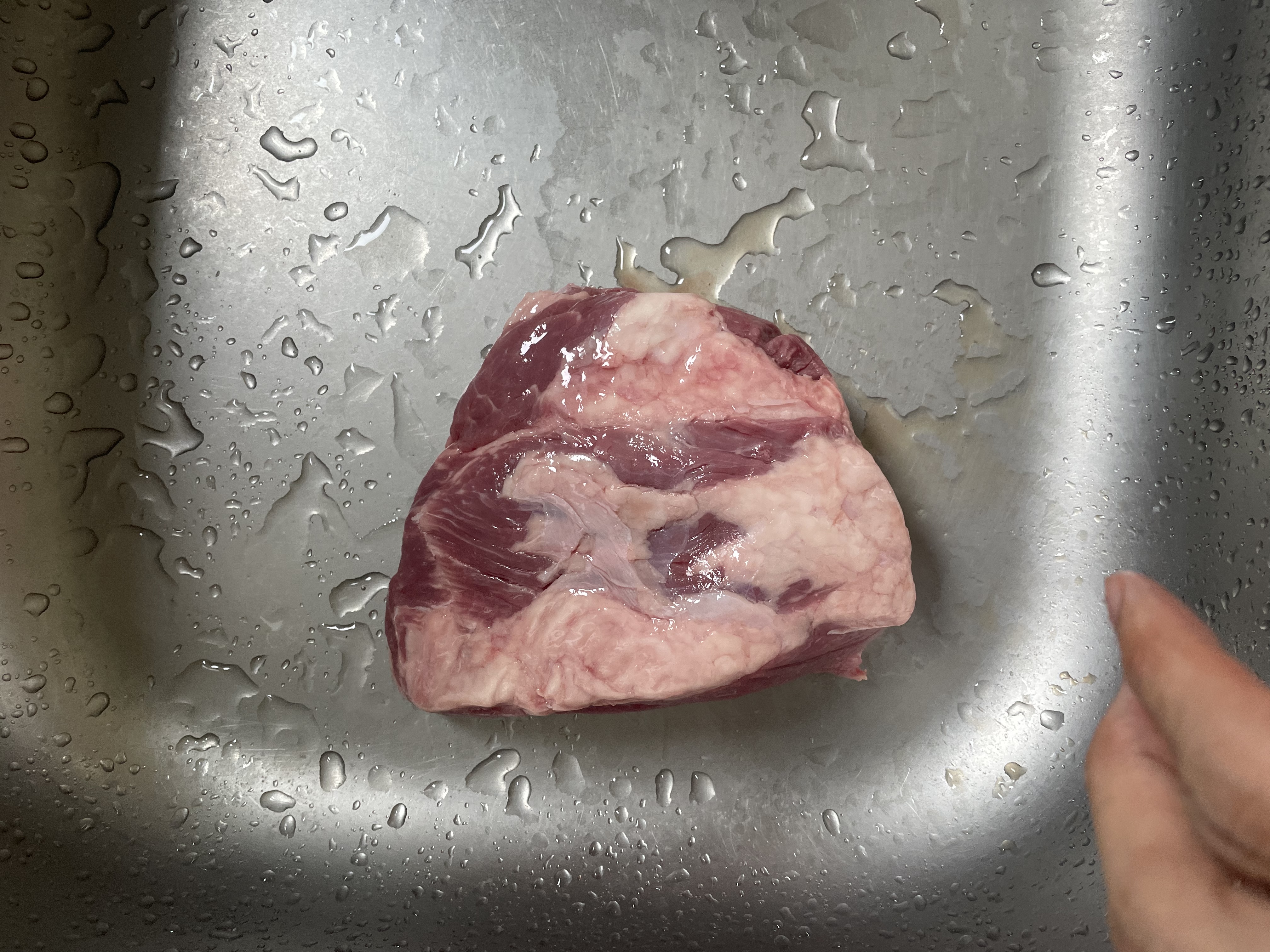 月盛斋【冷鲜牛肉】国产牛腩净重1斤 内蒙冰鲜牛肉鲜肉 中华老字号 实拍图