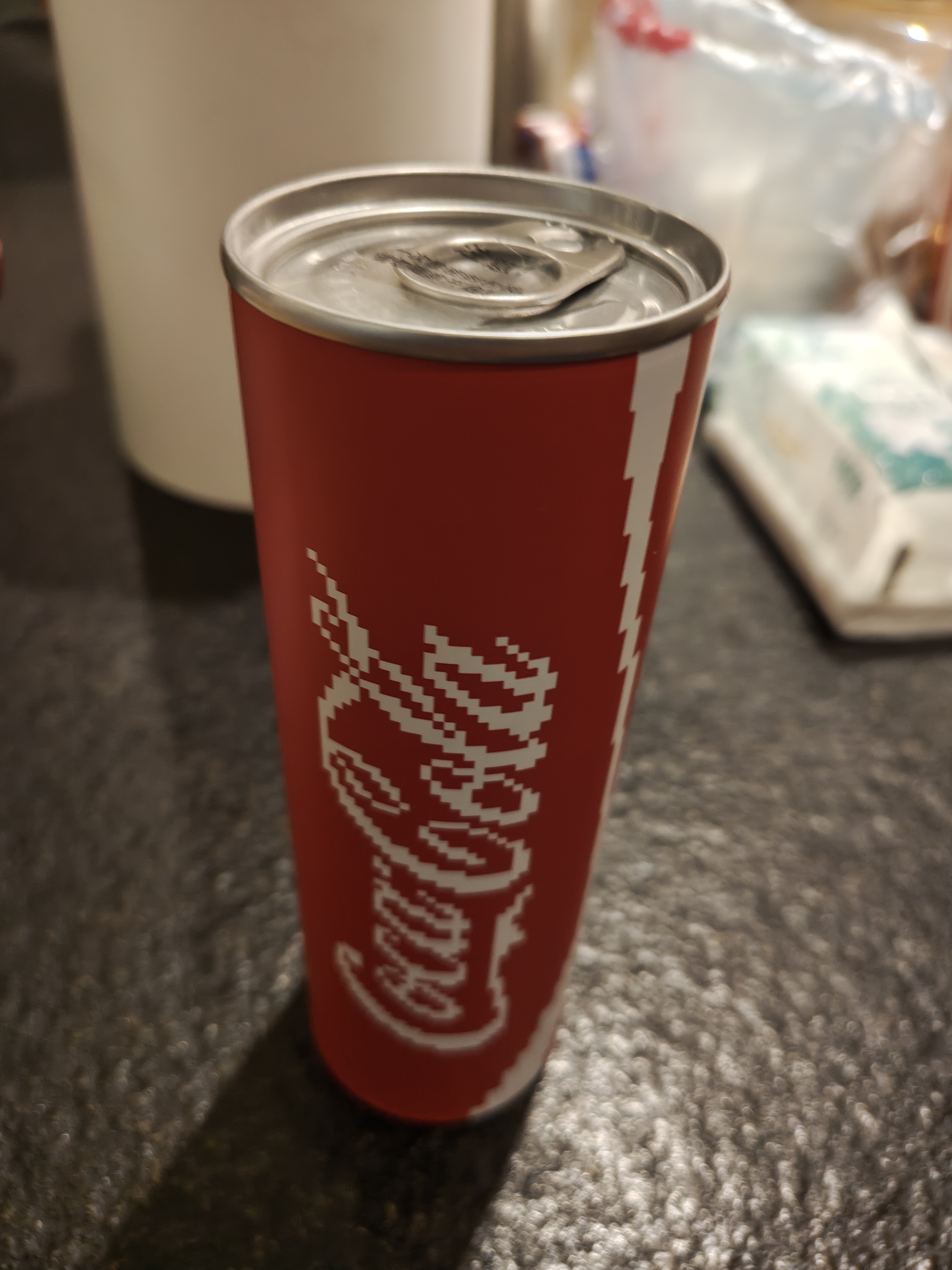 KACO可口可乐联名款黑笔速干按动笔0.5mm黑色中性笔高颜值签字笔刷题笔碳素笔 水笔 4支/桶 实拍图