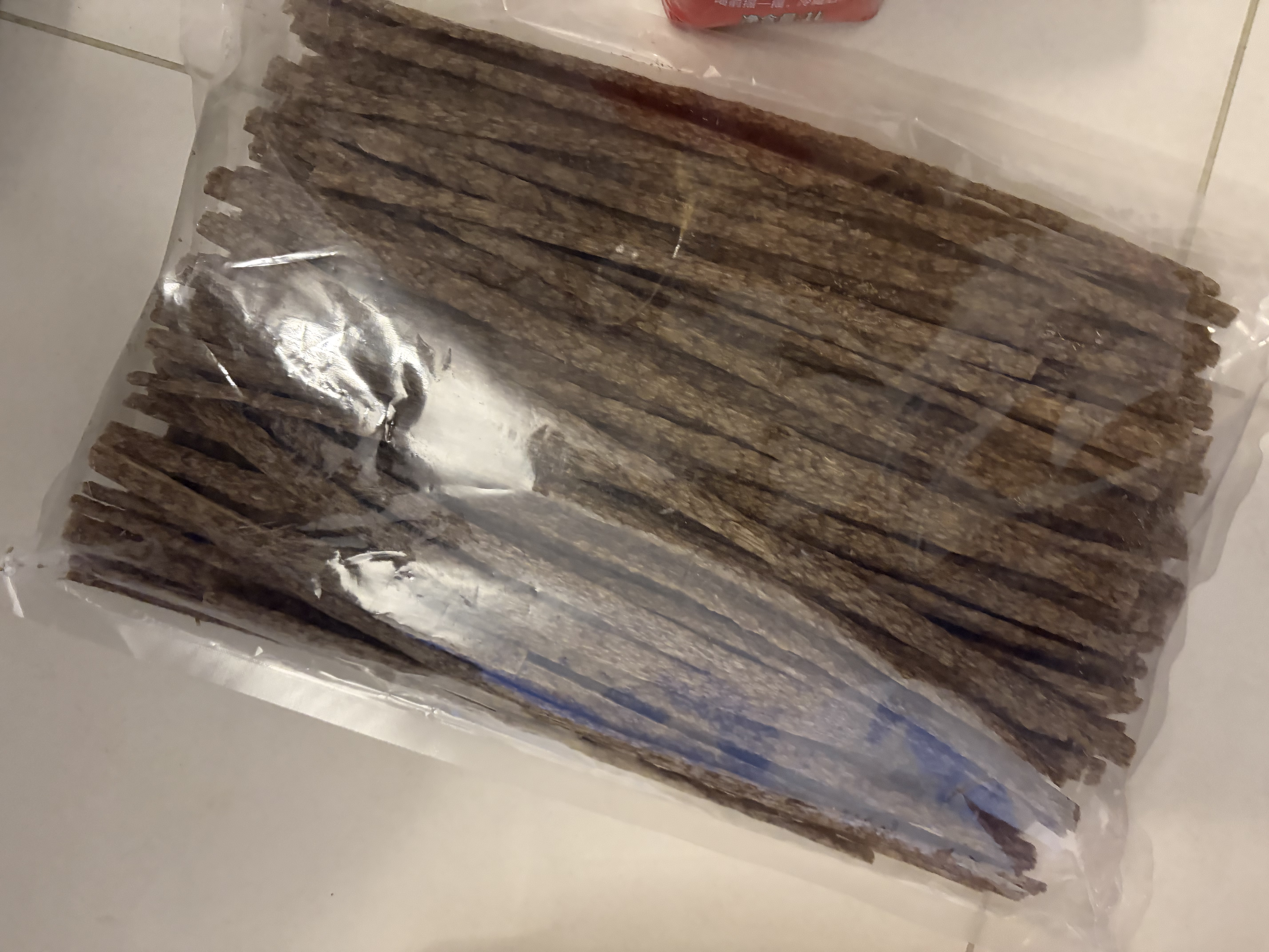 华田禾邦荞麦牛筋面500g 0脂免煮速食凉拌菜凉皮面皮火锅食材 实拍图