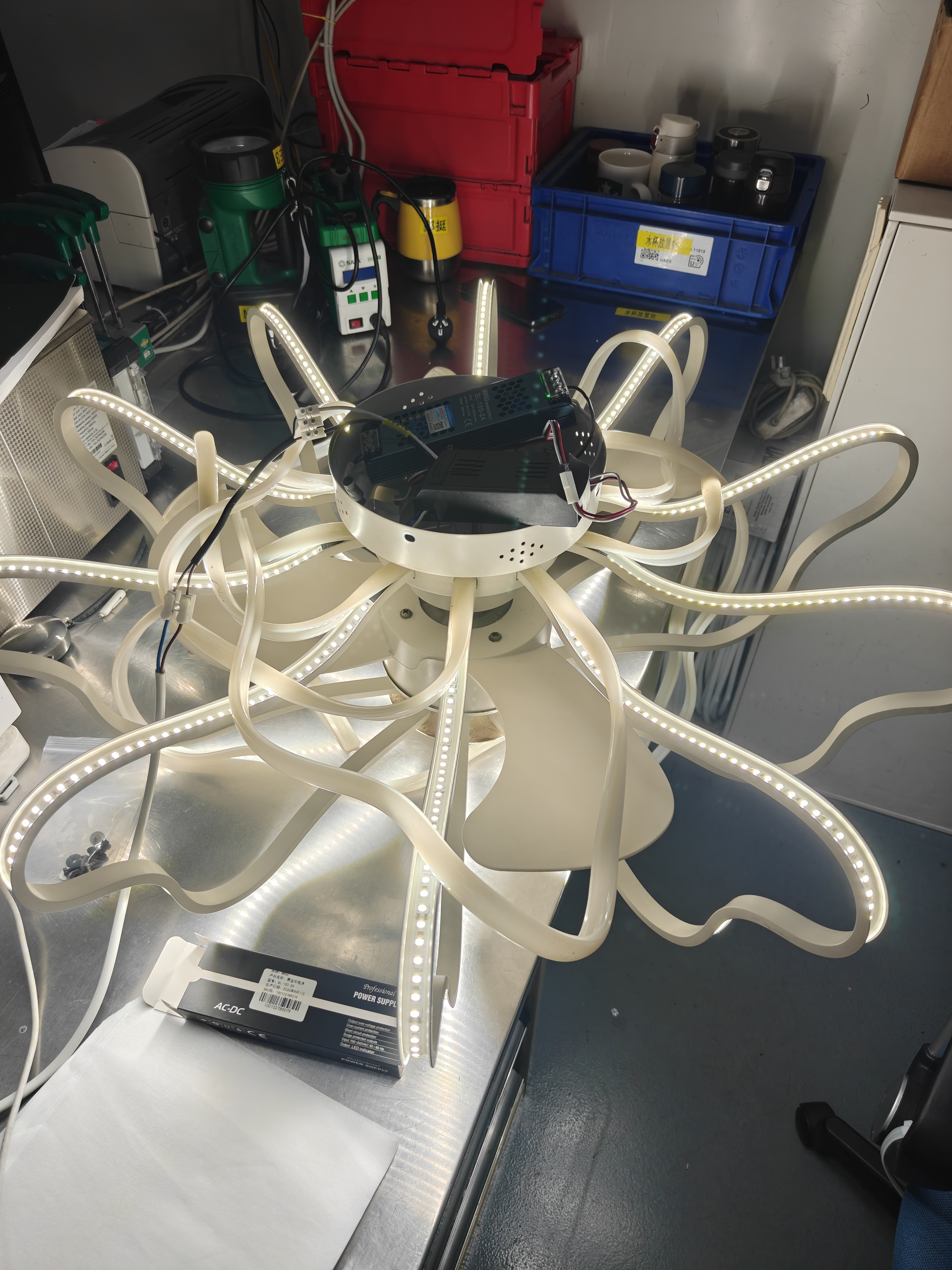 MWGD LED线性灯电源220V转24V4.5A100W灯带条灯箱线形线条灯长条超薄变压器 实拍图