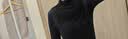 优衣库HEATTECH EXTRA WARM混纺高领T恤/长袖女装9%羊绒478954 478954/09黑色 M 实拍图