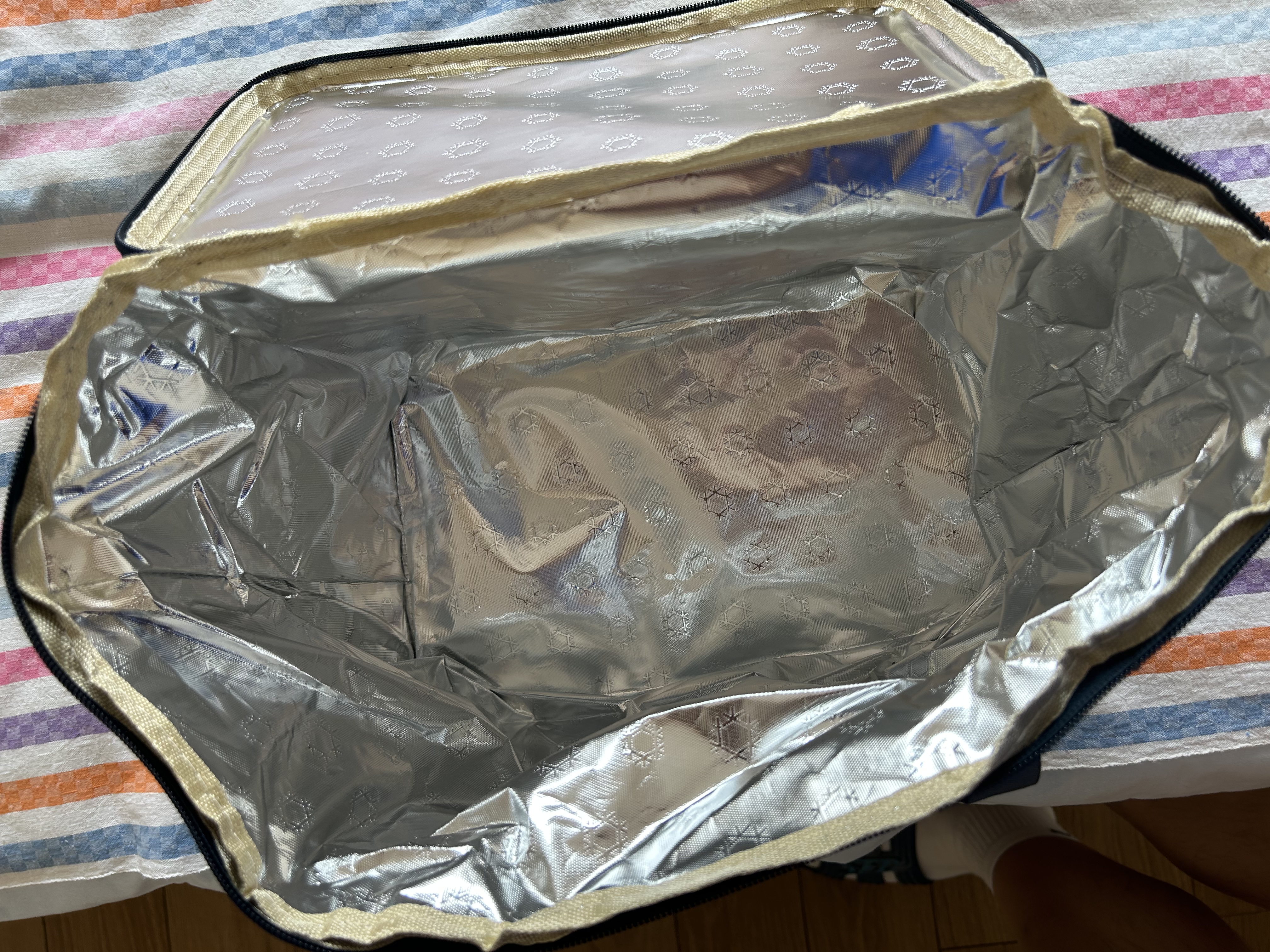八海鸟保温袋饭盒袋手提饭盒包收纳袋保冷保温箱便携加厚上班族带饭袋 实拍图