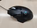 罗技（G） G502 HERO主宰者 有线鼠标 游戏鼠标  g502hero  可配重HERO引擎 礼盒送男友 RGB炫彩灯光 G502H+黑金防滑贴 实拍图