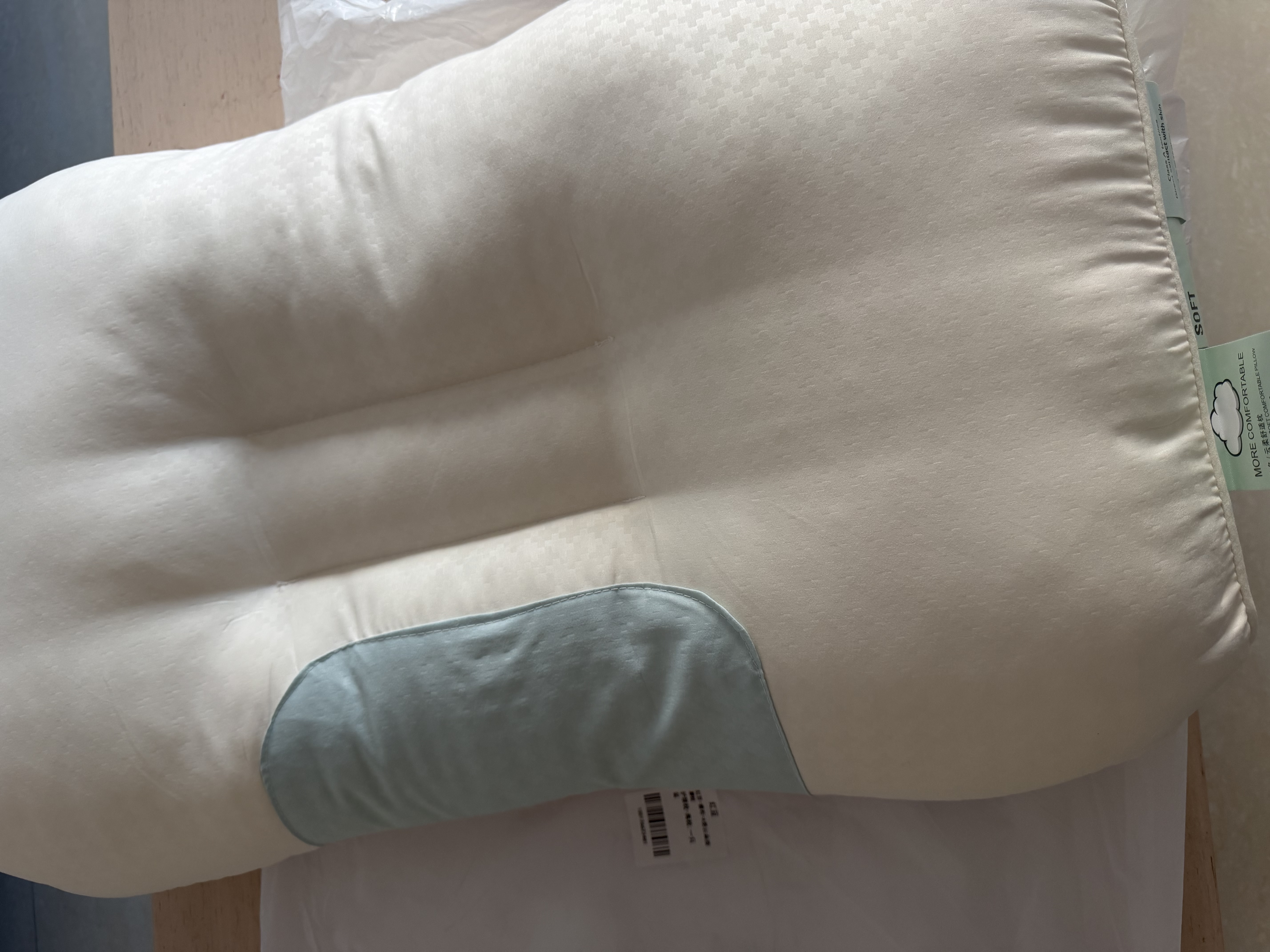 红豆A类抗菌枕头枕芯护颈枕睡眠颈椎病深度睡觉专用高枕42*65cm一只装 实拍图