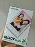 INSTAX富士instax立拍立得 mini相纸 白边双包20张+闪闪星钻边框贴 实拍图