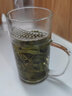 瓷牌茗茶具（cipaiming teaset）瓷牌茗 玻璃茶杯家用耐热透明玻璃杯子水杯带盖过滤办公室个人杯 《透明》月牙个人杯（无盖） 实拍图