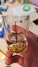 青苹果手握金山金箔白酒杯一两杯6只 水晶玻璃黄酒杯中秋国庆节婚礼待客 实拍图