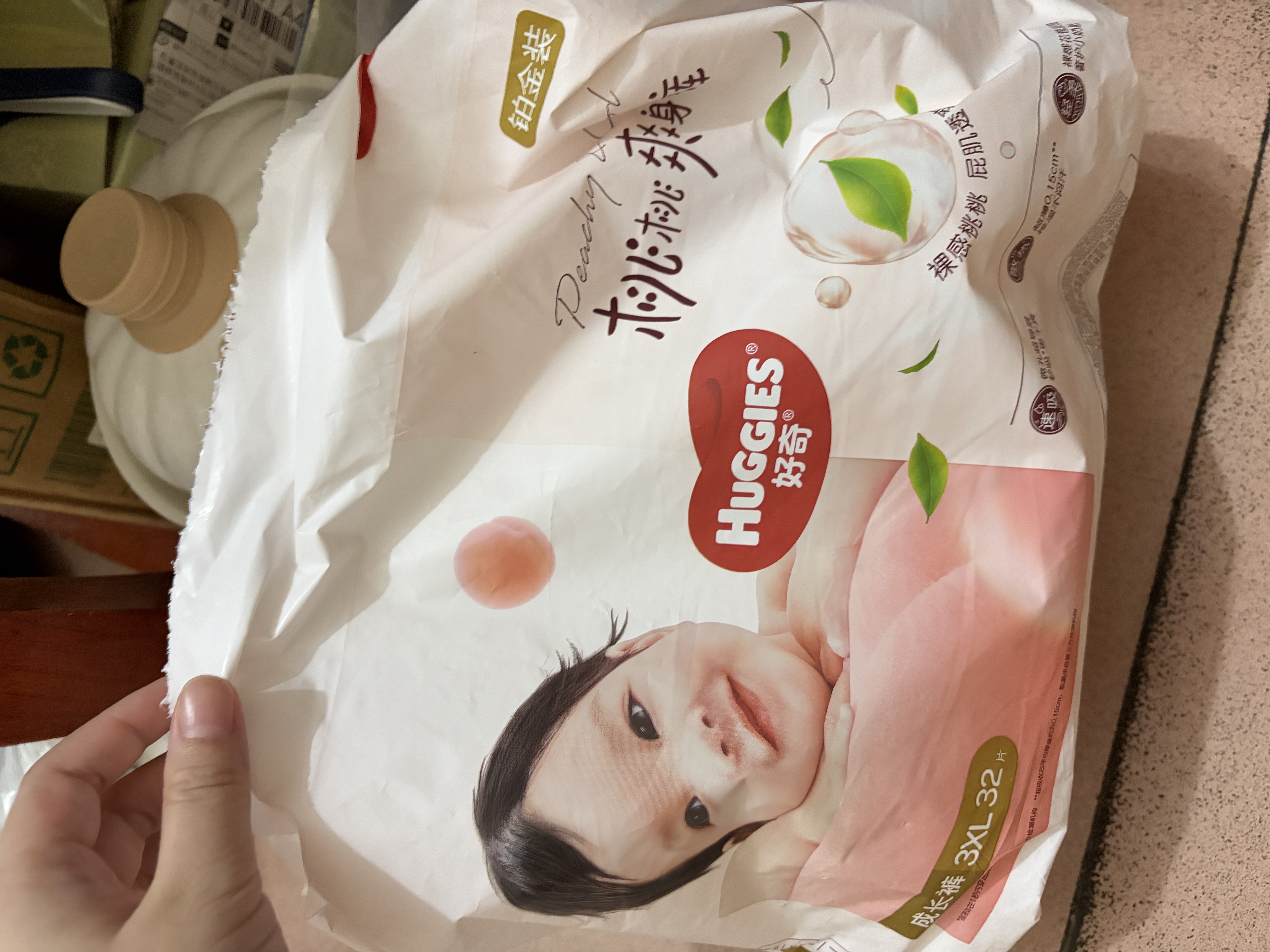 好奇（Huggies）铂金装小桃裤成长裤XXXL26片*4包(17kg以上)【散热口碑王】 实拍图