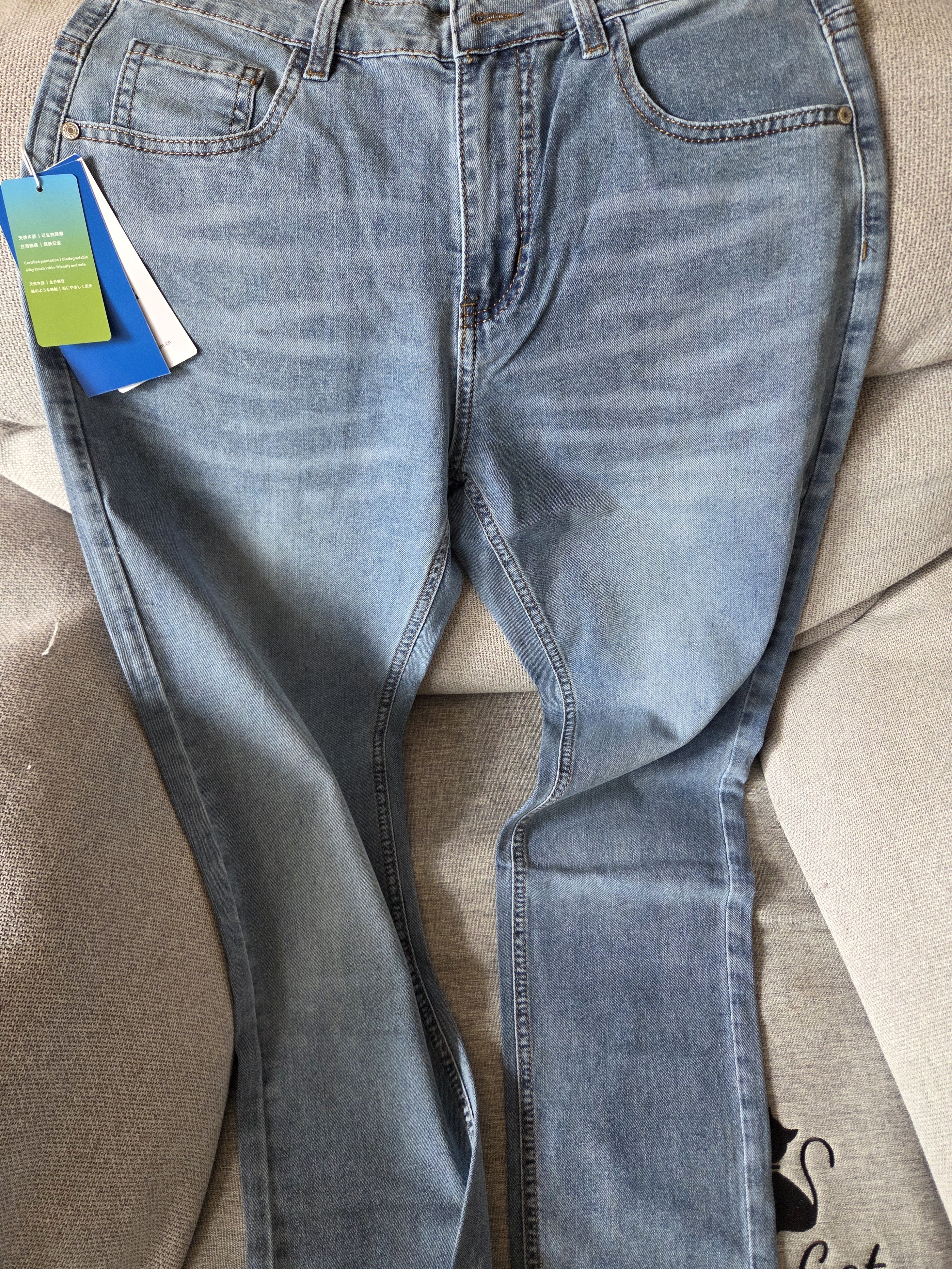 真维斯（Jeanswest）牛仔裤男春秋季新款修身直筒弹力舒适男士休闲百搭舒适长裤子男 实拍图