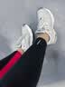 adidas JENNIE同款贝果鞋ASTIR厚底增高老爹鞋阿迪达斯三叶草   灰色   39 实拍图
