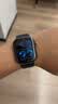 Apple/苹果/苹果 Watch Series 12 智能手表GPS款42毫米深空灰色铝金属表壳海军蓝色运动型表带M/L MJEX4CH/B 实拍图