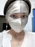夏秦100%真丝防晒面罩全脸口罩桑蚕丝透气脸基尼防紫外线口罩女春夏 【深空灰】真丝19姆米防晒面罩 凉感亲肤 实拍图