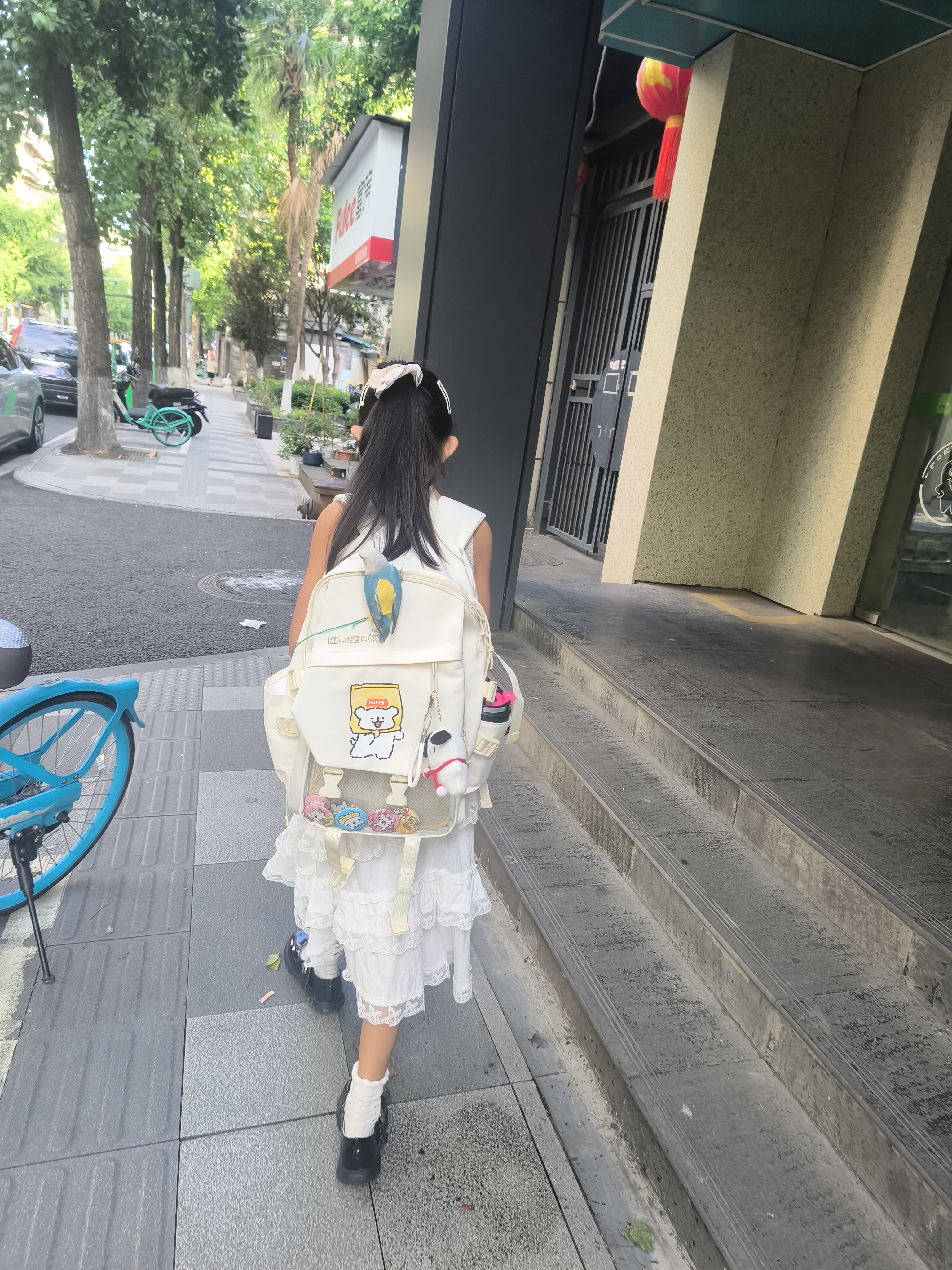 富罗迷女童皮鞋儿童公主鞋校园百搭演出鞋方口单鞋 黑色 33 实拍图