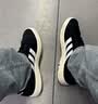 adidas 面包鞋 GRAND COURT BASE 00s休闲板鞋平底鞋男女阿迪达斯 黑色/白色/树脂黄(推荐女生选小半码)   40.5 实拍图