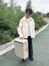 爱可乐（Echolac）王朝二代行李箱明星同款大容量防刮旅行箱可定制奶茶灰20吋PC142 实拍图