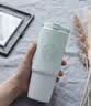 星巴克（Starbucks）薄荷绿双饮口不锈钢拎拎杯800ml保温保冷水杯咖啡杯子节日礼物 实拍图
