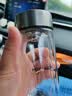 希诺双层玻璃杯男高档商务办公泡茶杯子家用过滤车载水杯节日礼物 实拍图