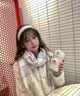 拉夏贝尔围巾女2026秋冬季新款百搭格子流苏保暖披肩两用送女友生日礼物 米白【秋冬好物】 保暖|亲肤|无扎感 实拍图
