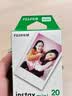 INSTAX富士instax立拍立得 mini相纸 白边双包20张+闪闪星钻边框贴 实拍图