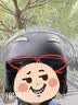 京东京造 TK08摩托车头盔双镜款 3C认证新国标四季通用加厚机车盔电瓶车电动车头盔M码黑色 实拍图