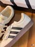 adidas「T头鞋」VL COURT CLASSIC板鞋德训鞋男女阿迪达斯轻运动   汉玉白/黑色/树脂黄   42.5 实拍图