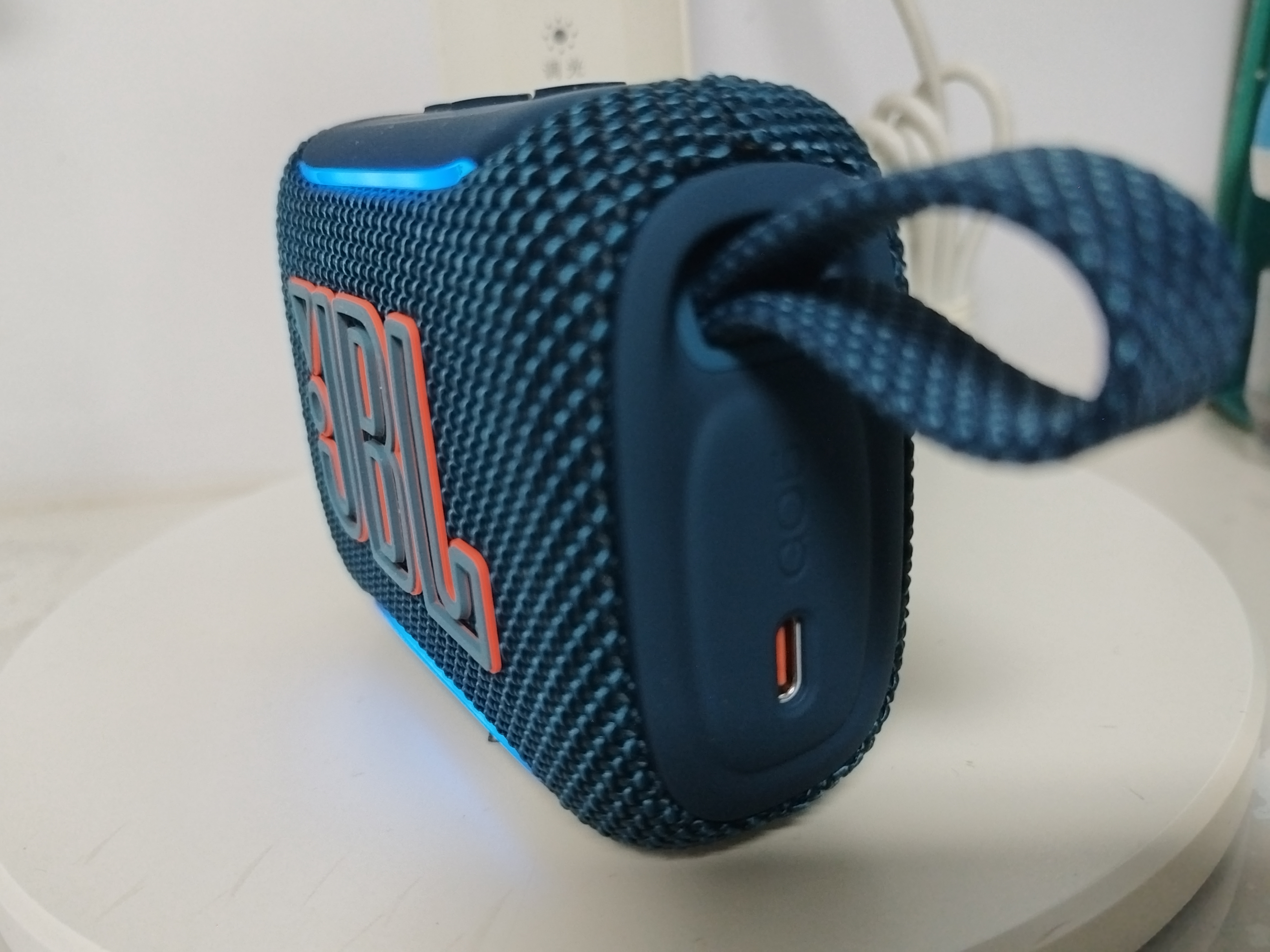 JBL GO5 音乐金砖五代 蓝牙音箱 户外便携音箱 氛围灯音箱 GO4升级款音响 礼物小音箱 景泰蓝 实拍图